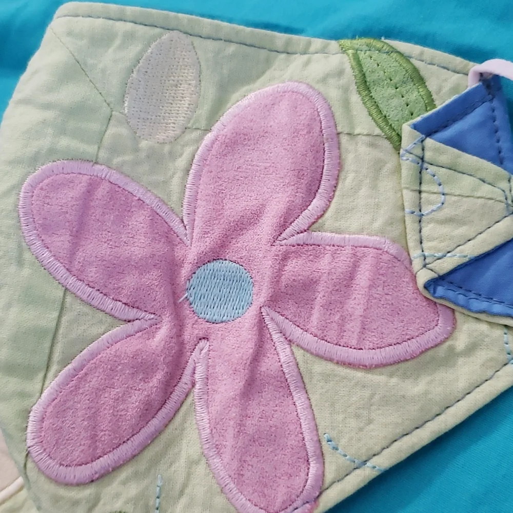Hand Crafted Ostomy/Iliostomy bag cover w/matching reversible face mask
